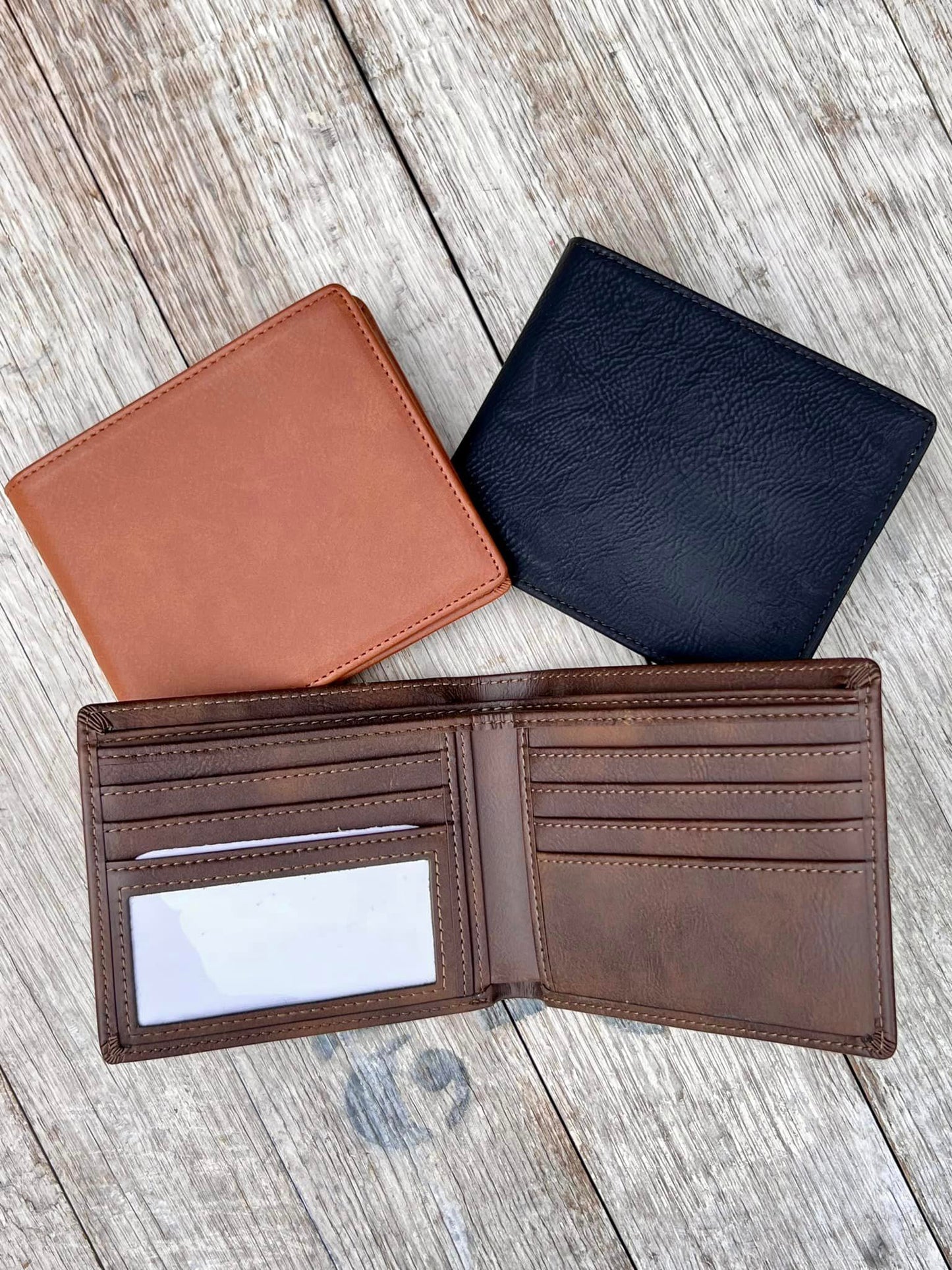 Leather Bi-Fold Wallet