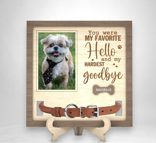 Pet Memorial Frame with Easel