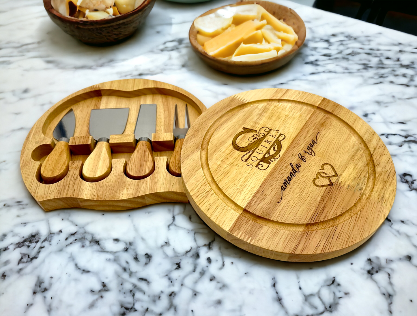 Five-Piece Cheeseboard Set