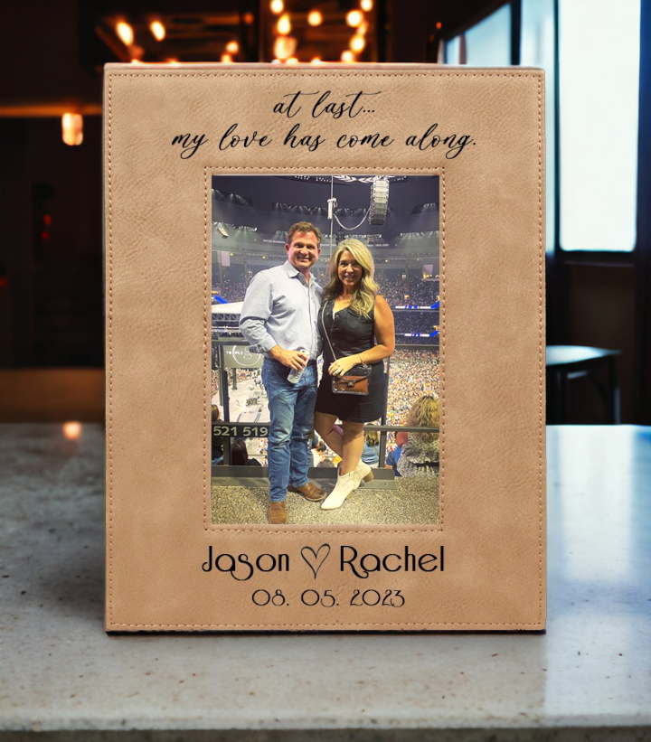 Leather Photo Frame - Engraved