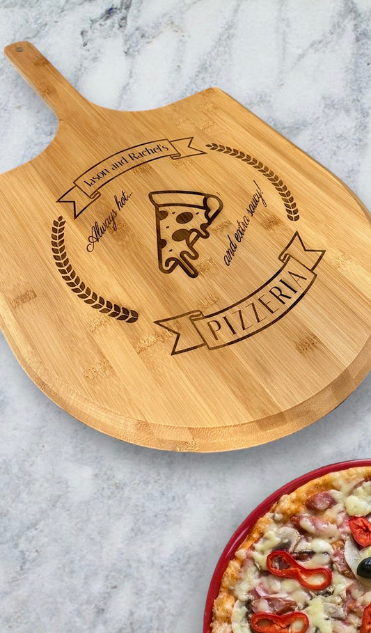 Personalized Bamboo Pizza Peel