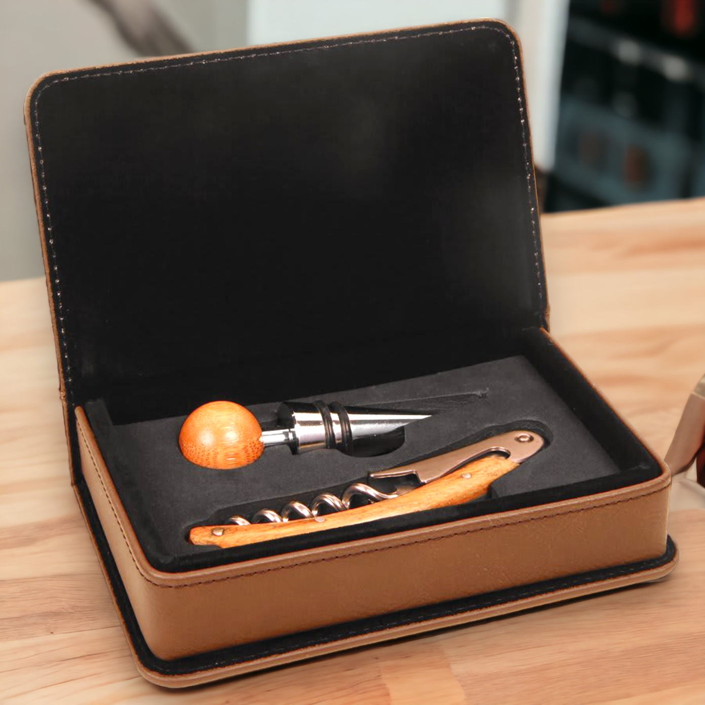 Engraved 2-Piece Wine Tool Set