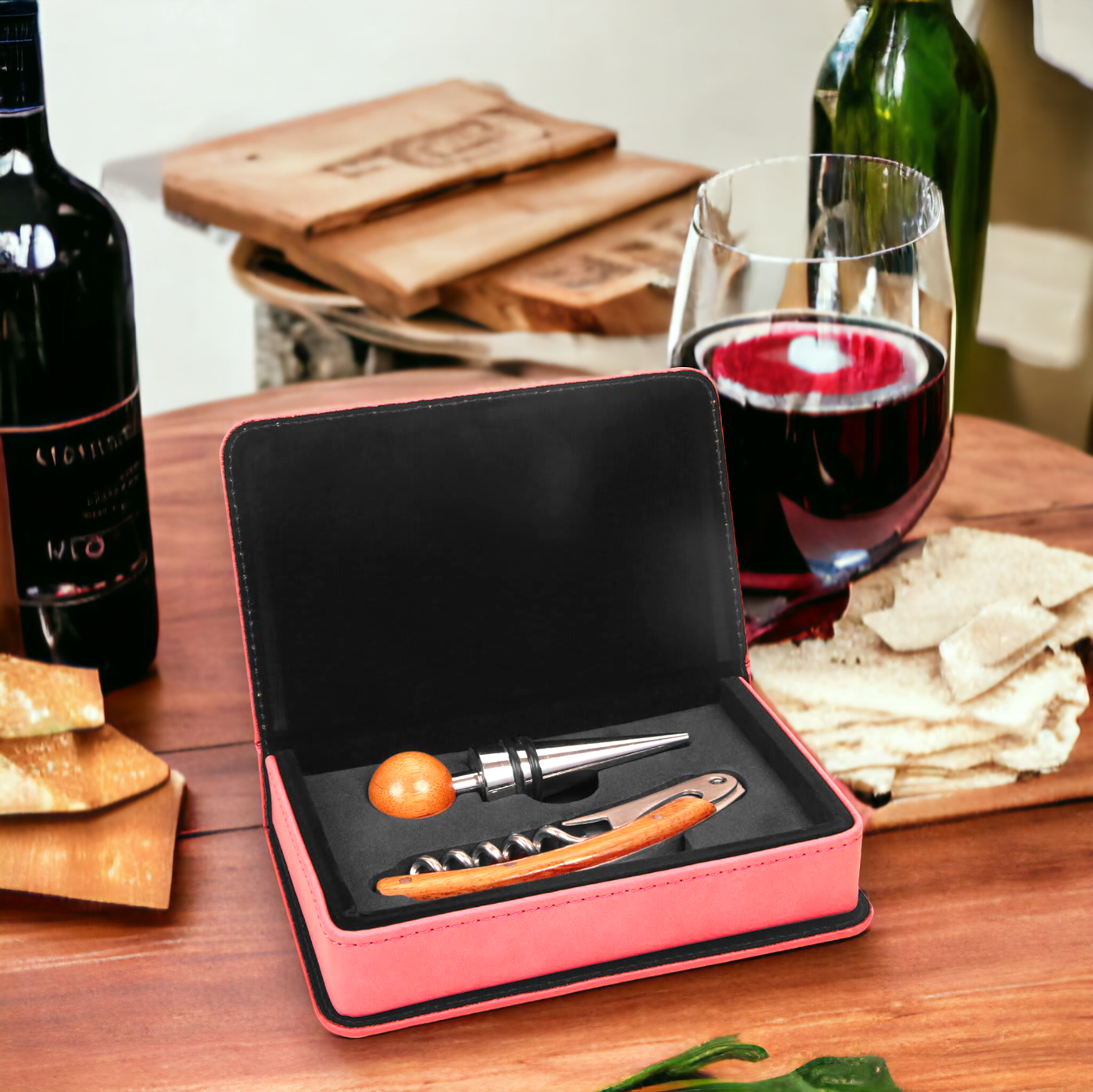 Engraved 2-Piece Wine Tool Set