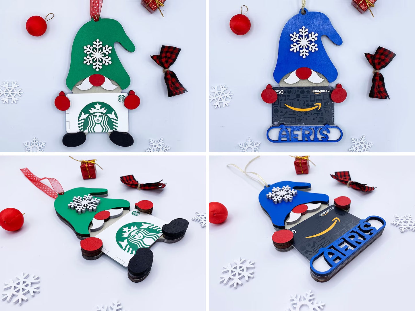 Gift card holders/ornaments