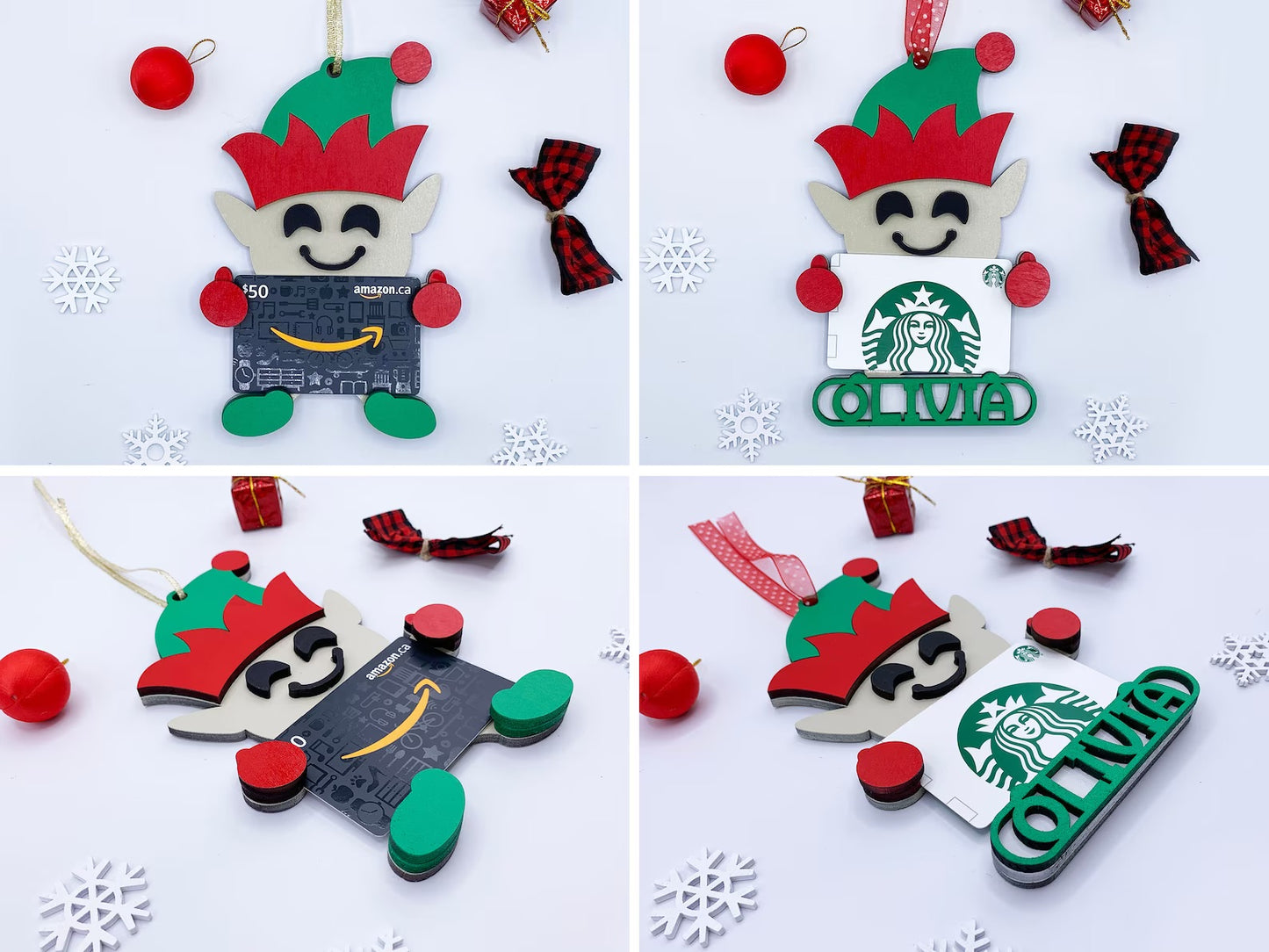 Gift card holders/ornaments