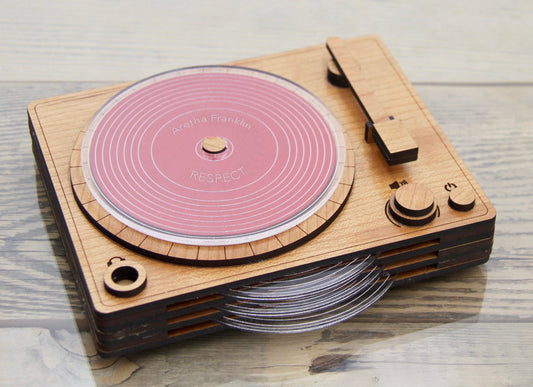 Record Player Coaster Set